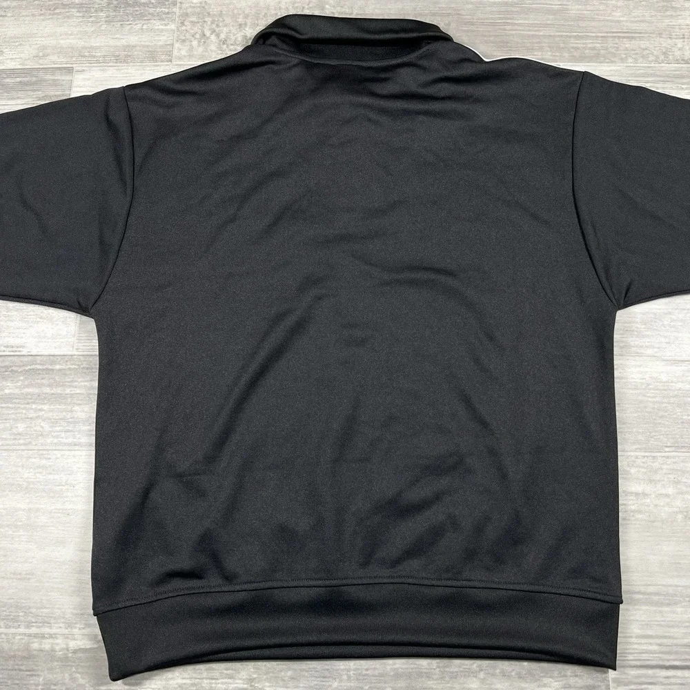 Adidas Originals Funnel Neck 1/4 Zip Track‎ Jacket Top Men's Size M Black IZ4803